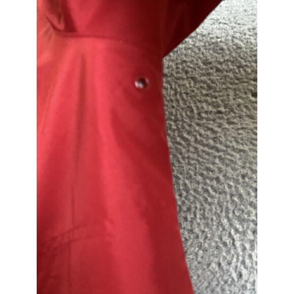 Old Navy Jacket Womens Large Red Lined Hooded  Full Zip Coat - Picture 9 of 12